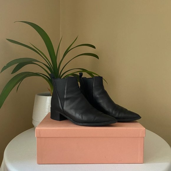Acne Studios Black Jensen Chelsea Boots - Picture 1 of 6